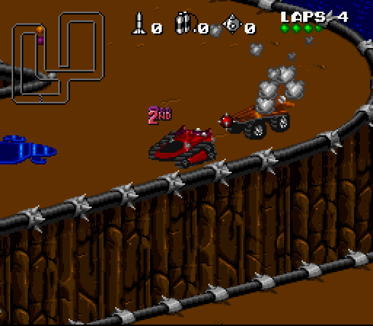 Best racing games for Super NES: Rock n Roll Racing