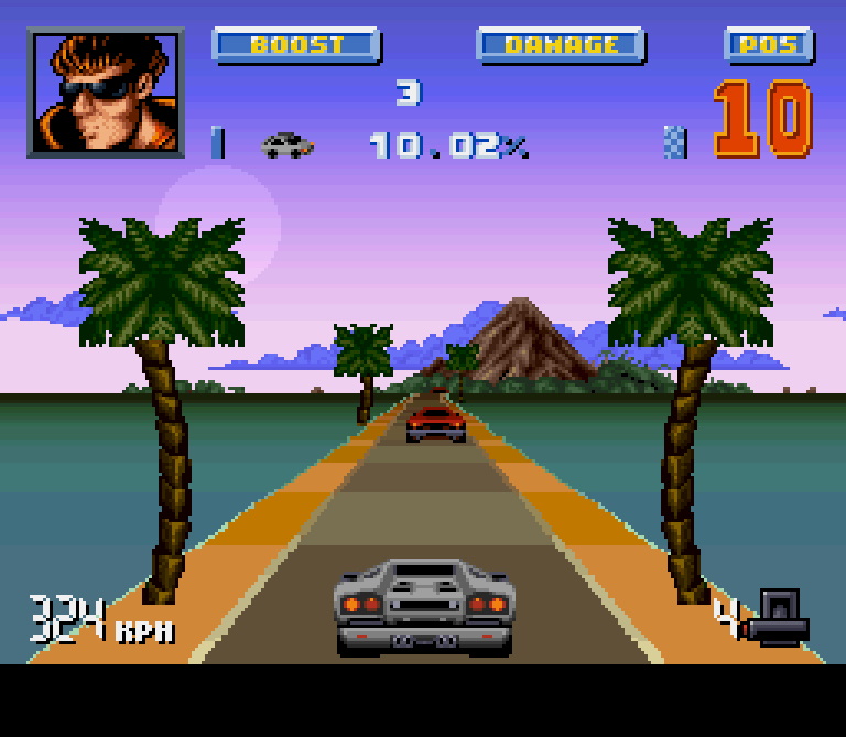 Best racing games for Super NES: Lamborghini American Challenge